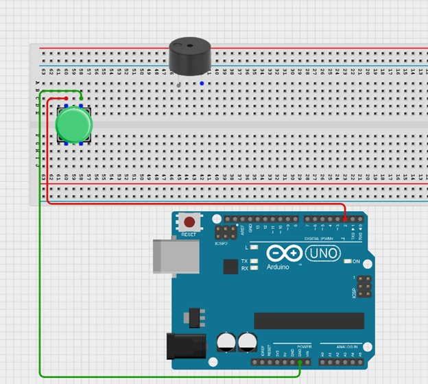 inseting the buzzer